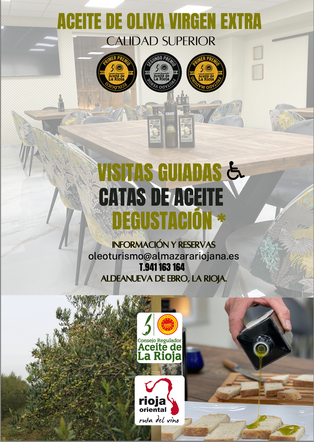 PRESENTAMOS NUESTRA NUEVA OFERTA DE OLEOTURISMO