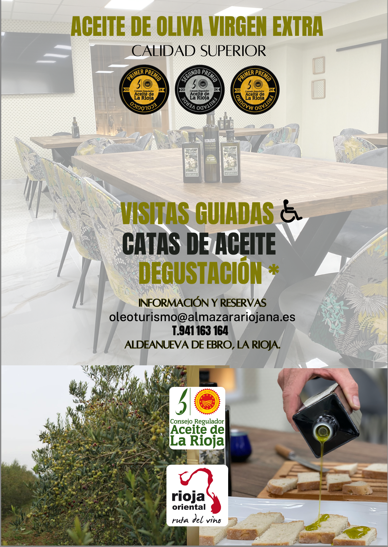 PRESENTAMOS NUESTRA NUEVA OFERTA DE OLEOTURISMO